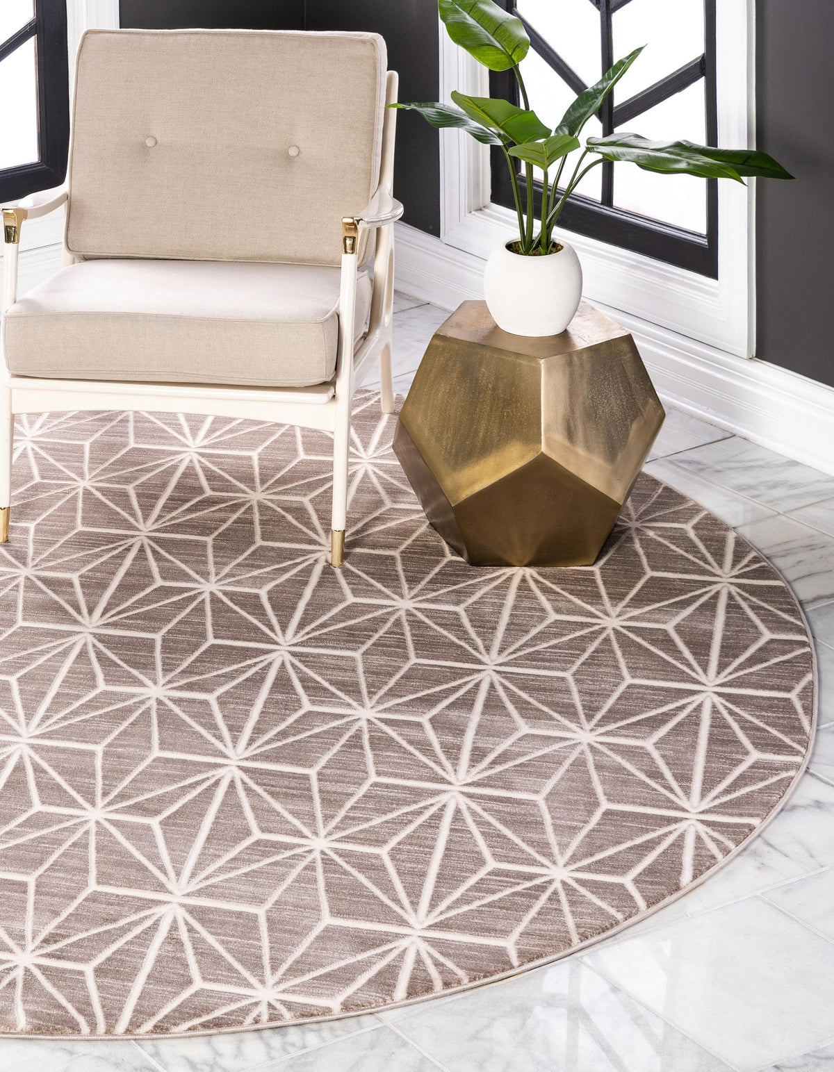 Elodie – Geometric Pattern Modern Rug