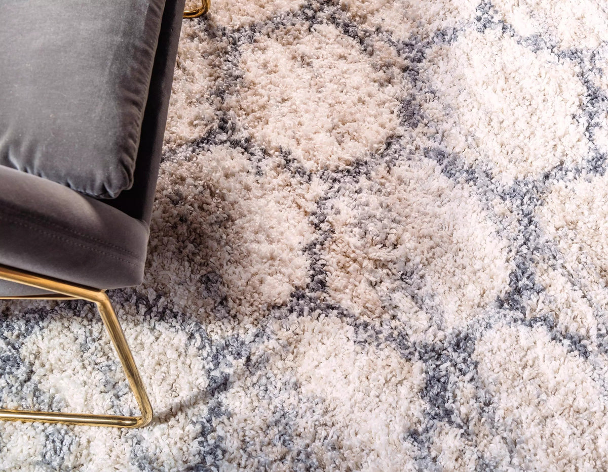 Arles – Patterned Plush Shag Area Rug