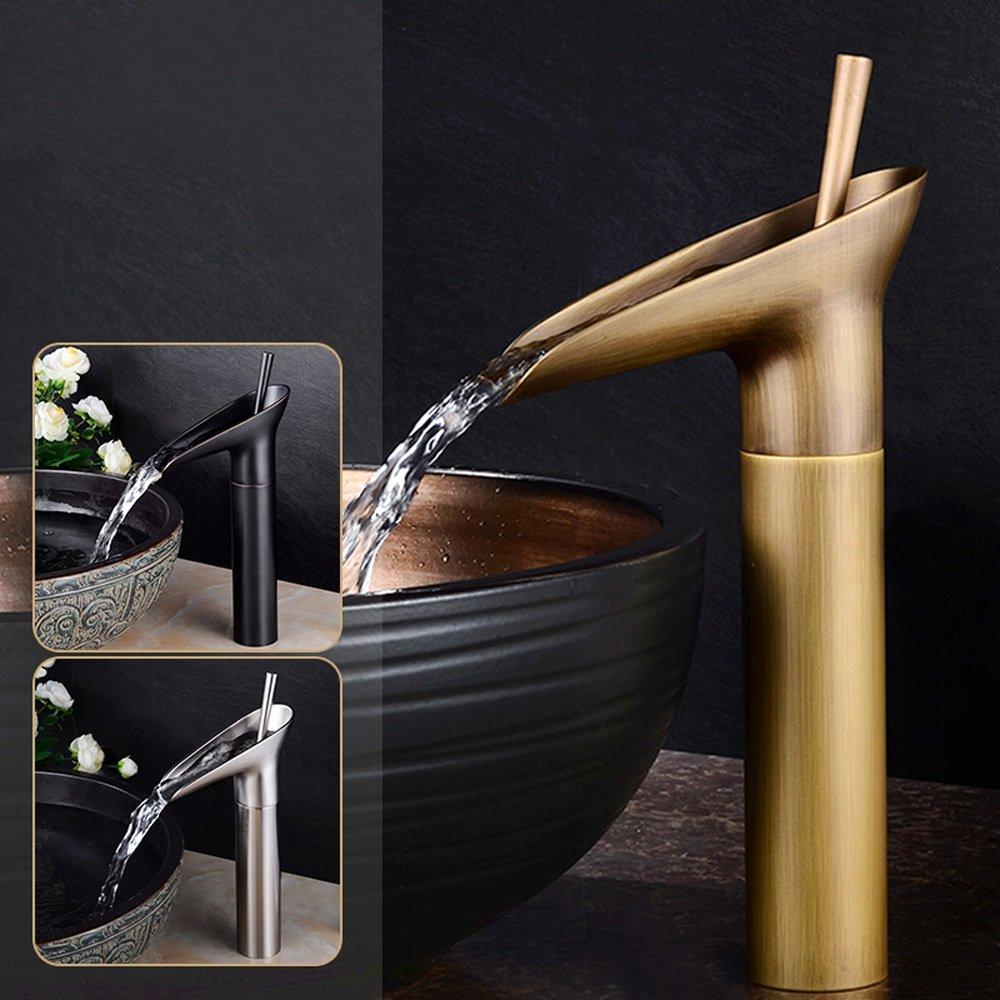 Ashby – Brass Waterfall Basin Mixer Tap