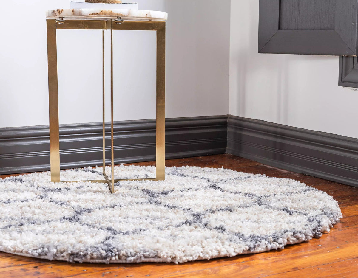 Arles – Patterned Plush Shag Area Rug