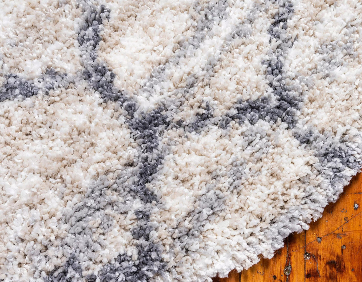 Arles – Patterned Plush Shag Area Rug
