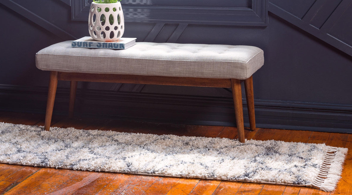 Arles – Patterned Plush Shag Area Rug