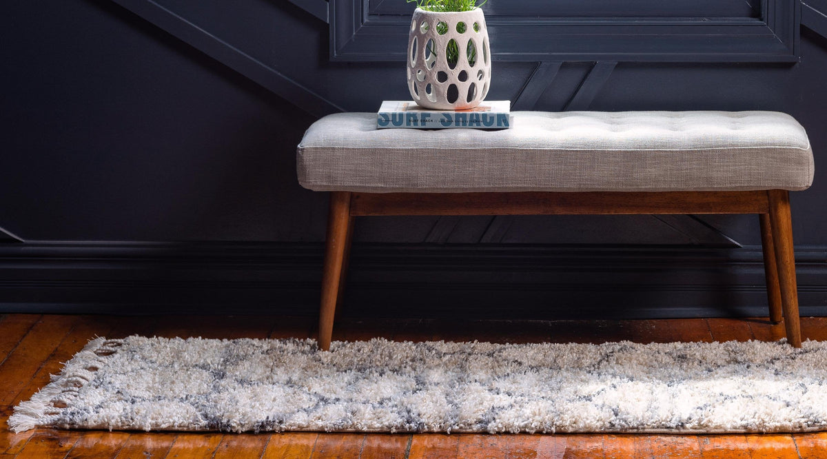 Arles – Patterned Plush Shag Area Rug