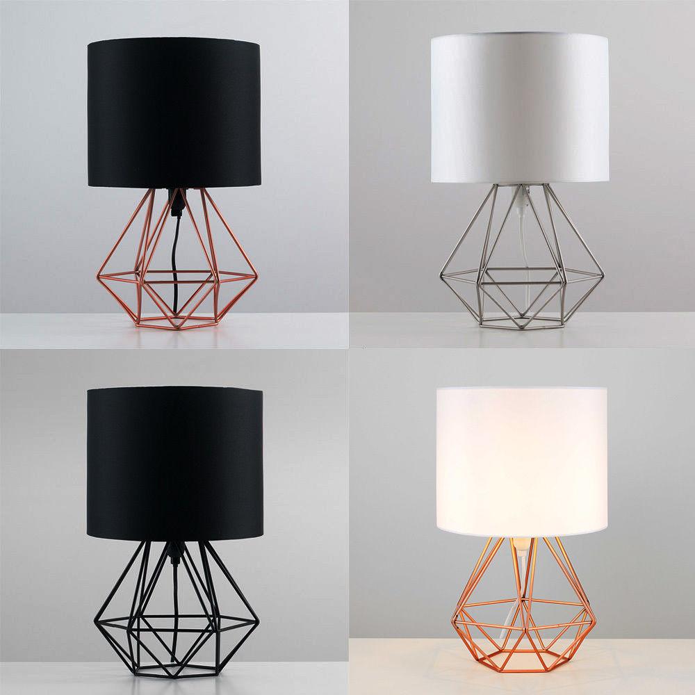 Lattice – Geometric Wire-Frame Metal Table Lamp