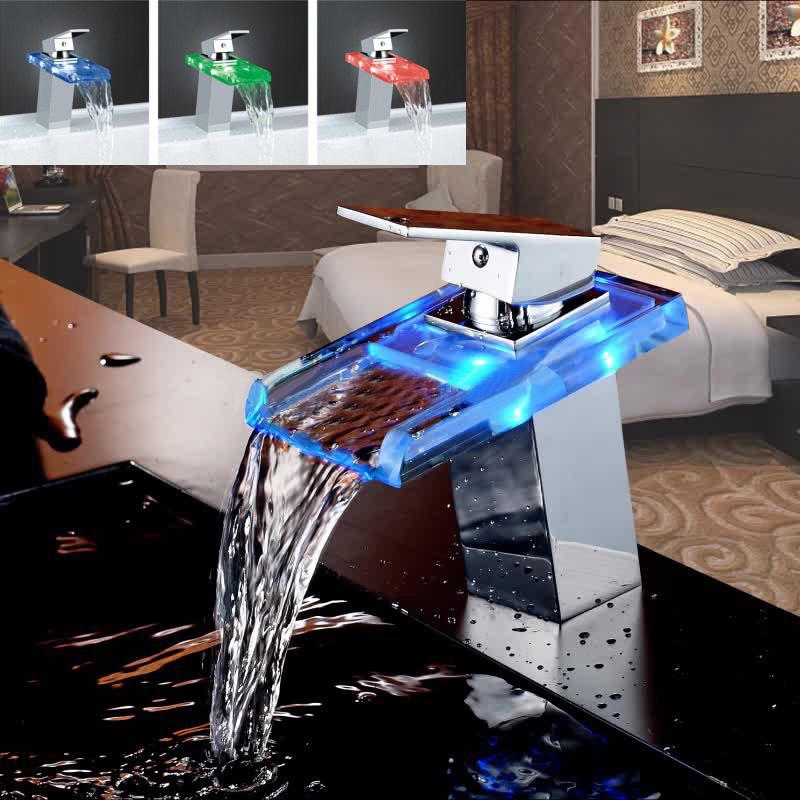 Tamarisk – Colour-Changing LED Basin Tap