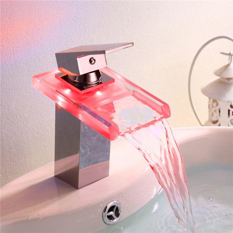 Tamarisk – Colour-Changing LED Basin Tap