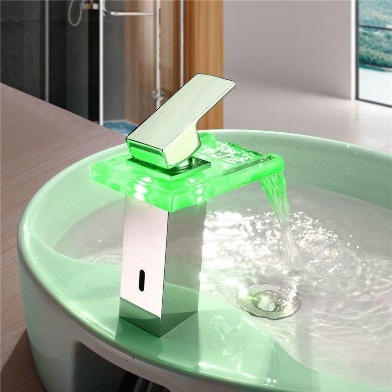 Tamarisk – Colour-Changing LED Basin Tap