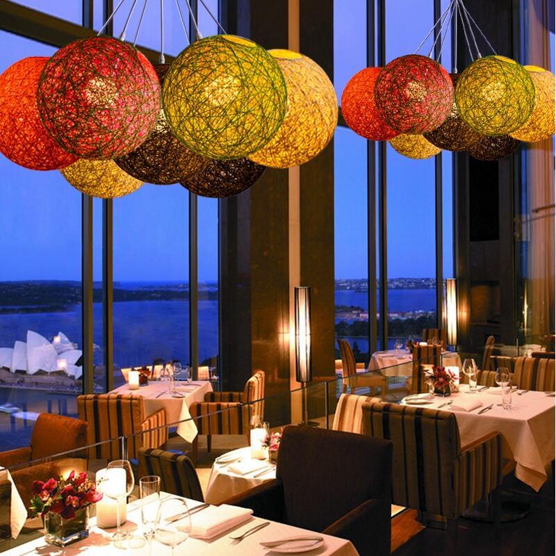Palma – Woven Wicker Globe Pendant Light