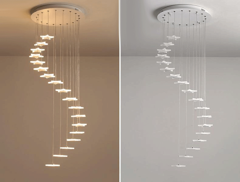 Astra Bay – Clear Glass Starburst Chandelier