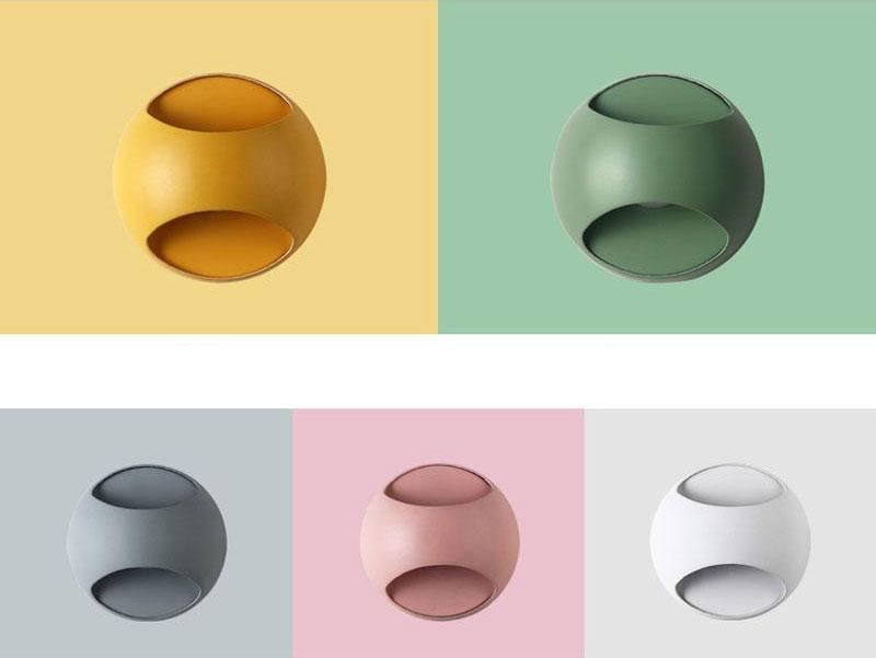 Maru – Round Iron Bounce-Light Wall Sconce