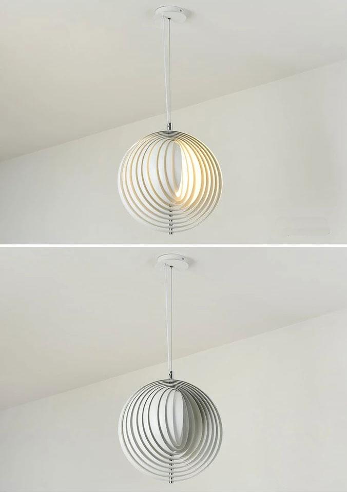 Cupola – Vintage-Style Wood & Iron Dome Pendant