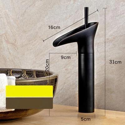 Ashby – Brass Waterfall Basin Mixer Tap