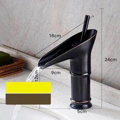 Ashby – Brass Waterfall Basin Mixer Tap