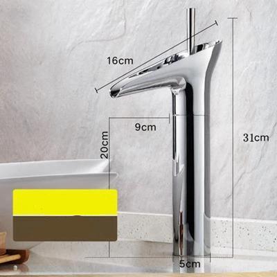 Ashby – Brass Waterfall Basin Mixer Tap