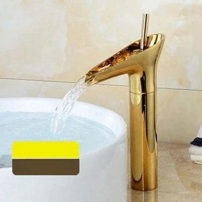 Ashby – Brass Waterfall Basin Mixer Tap