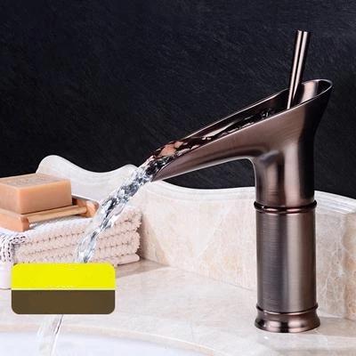 Ashby – Brass Waterfall Basin Mixer Tap