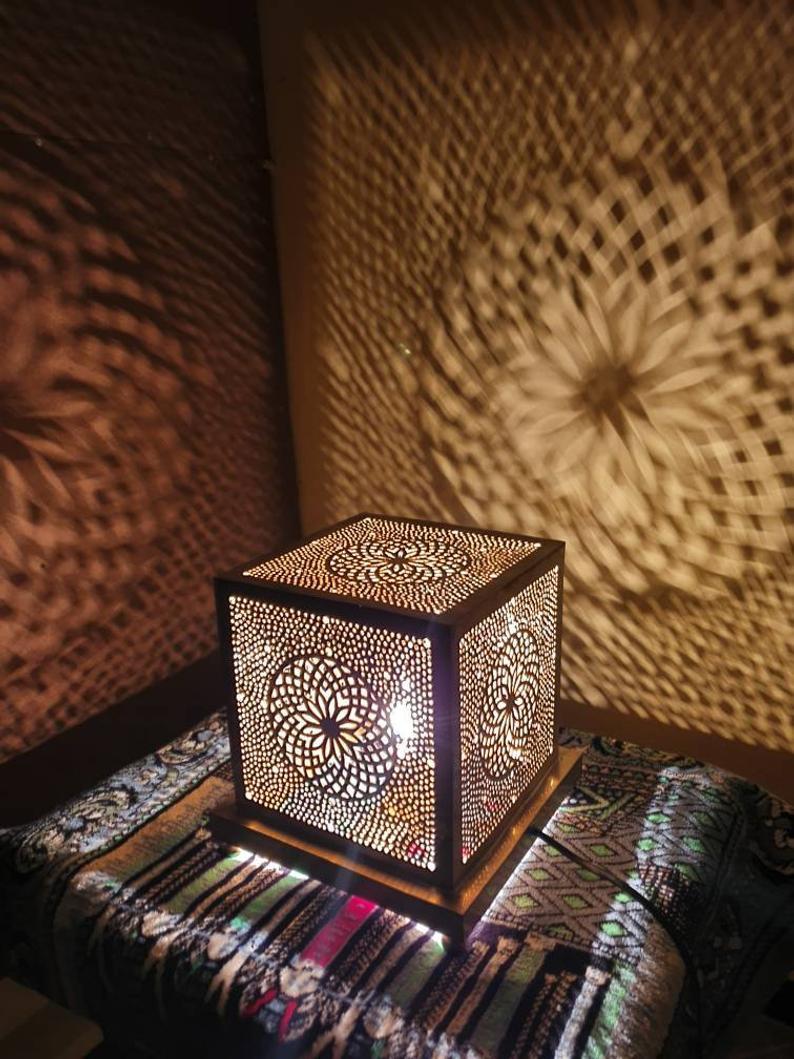 Sahara – Solid Brass Moroccan Lantern Lamp