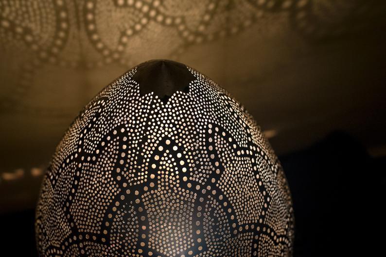 Sahara – Solid Brass Moroccan Lantern Lamp
