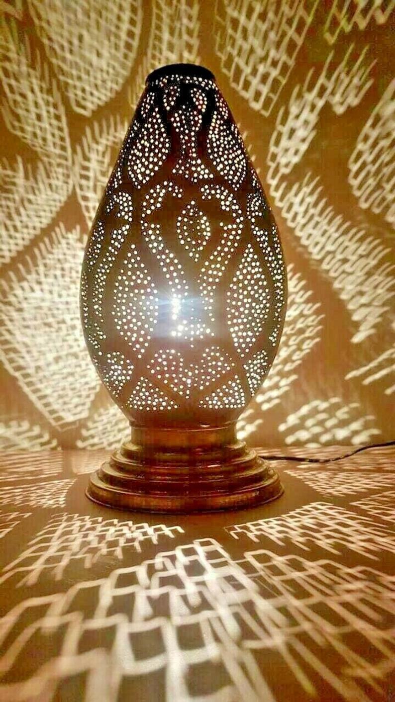 Sahara – Solid Brass Moroccan Lantern Lamp