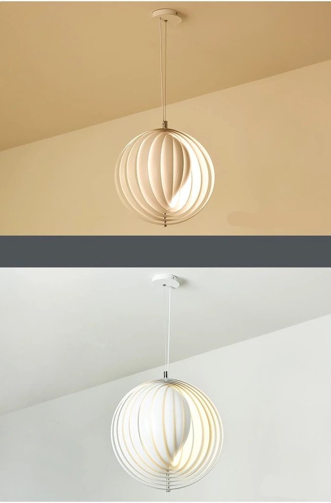 Cupola – Vintage-Style Wood & Iron Dome Pendant