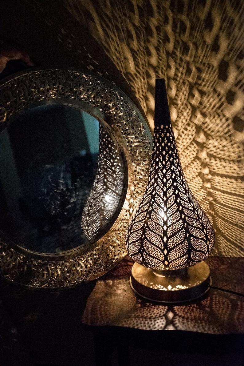 Sahara – Solid Brass Moroccan Lantern Lamp