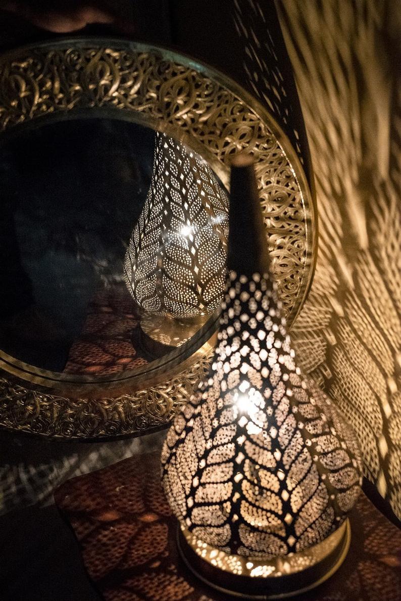 Sahara – Solid Brass Moroccan Lantern Lamp