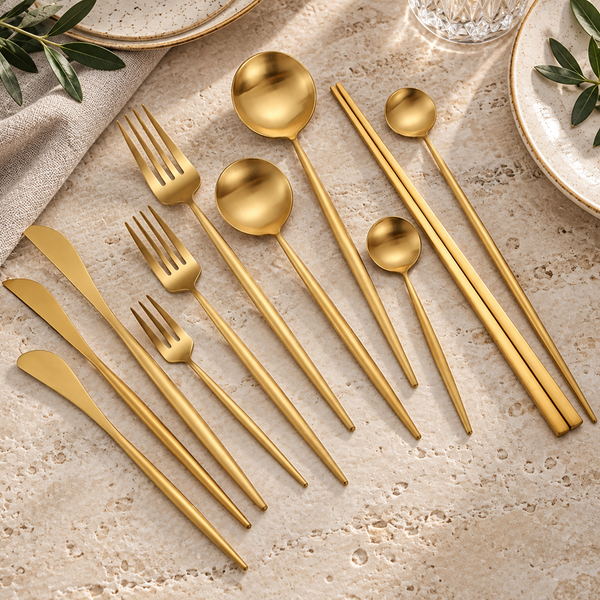 Halden – Colour-Handled Steel Cutlery Set