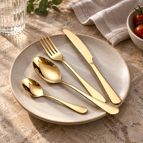 Tove – Coloured Stainless Steel Flatware Set