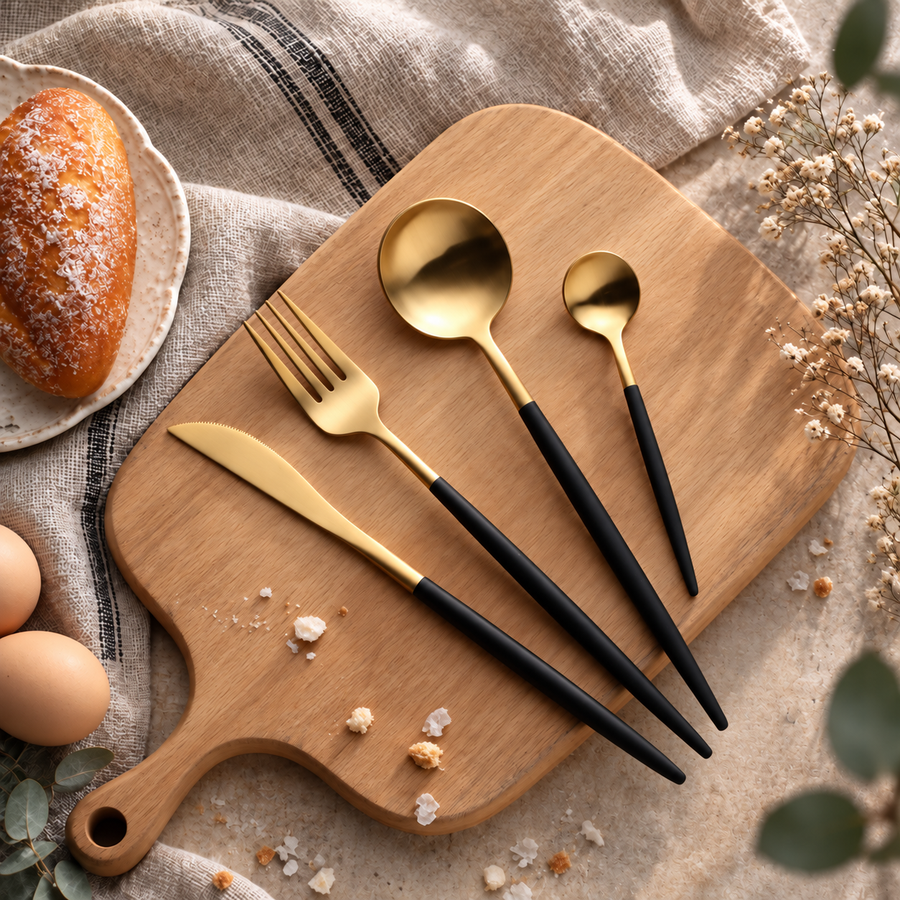 Astrid – Colour-Block Dinner Flatware Set