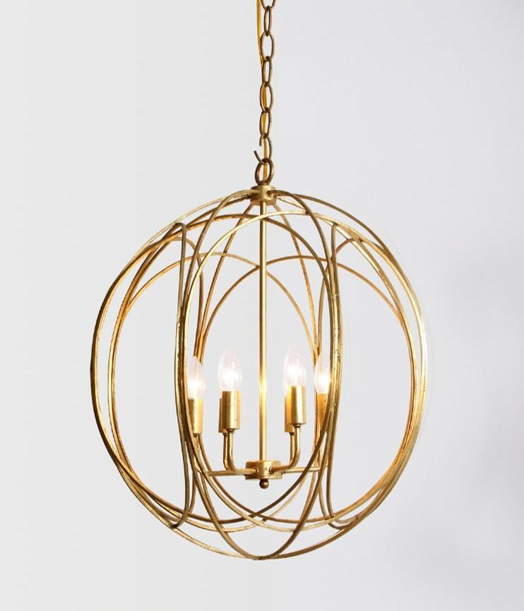Verrier – Multi-Light Metal Cage Pendant