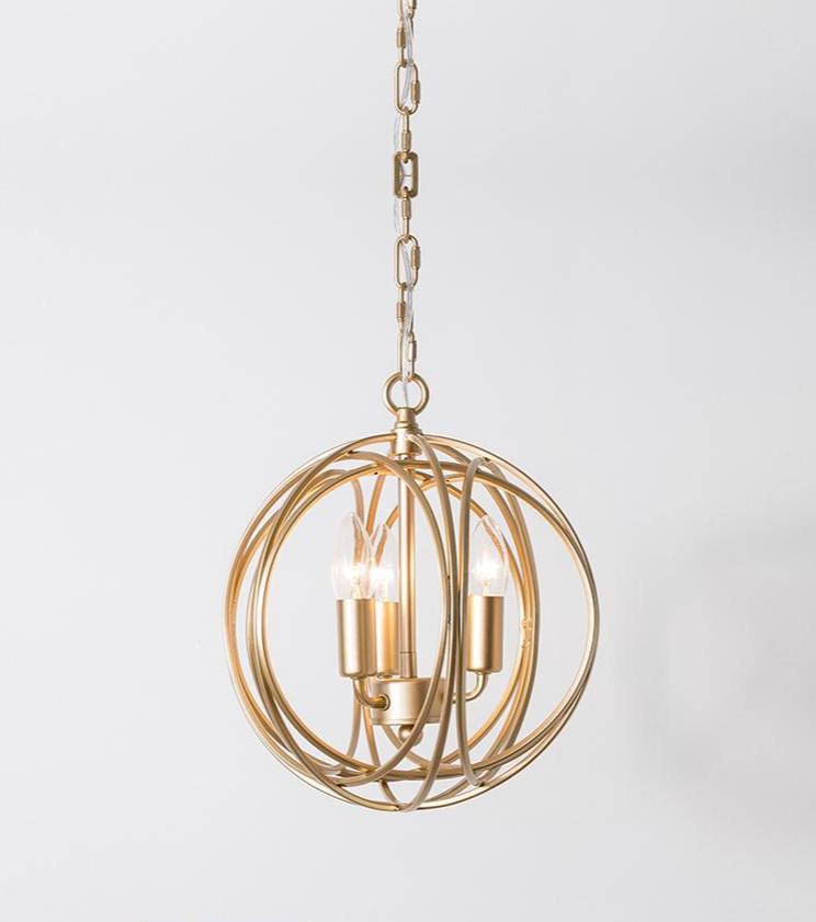 Verrier – Multi-Light Metal Cage Pendant