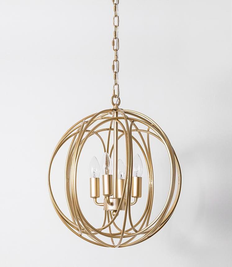 Verrier – Multi-Light Metal Cage Pendant