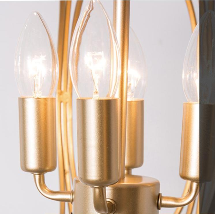 Verrier – Multi-Light Metal Cage Pendant