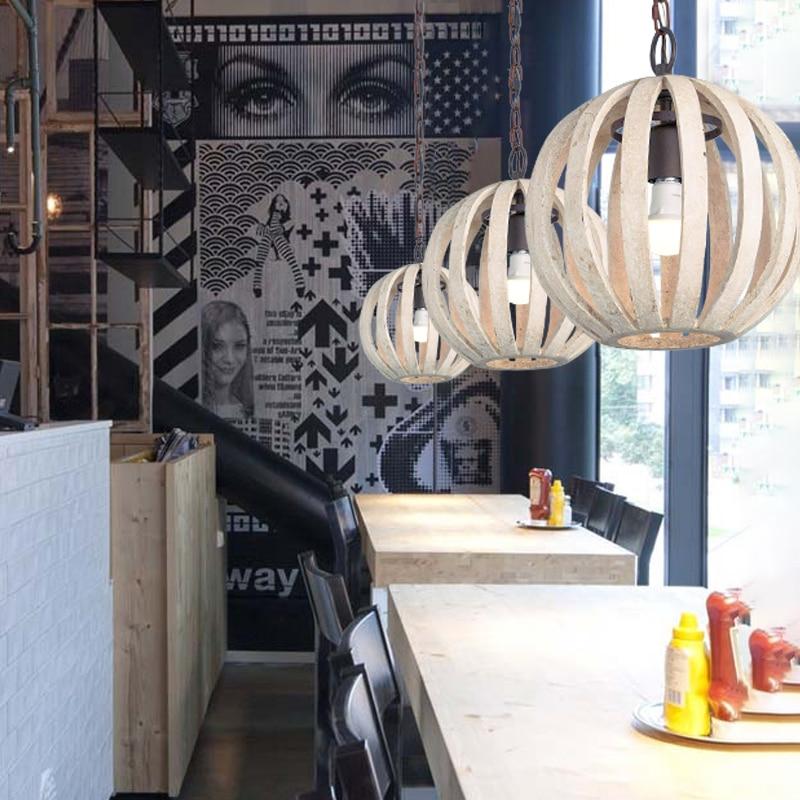 Bastide – Wood and Iron Cage Ceiling Light