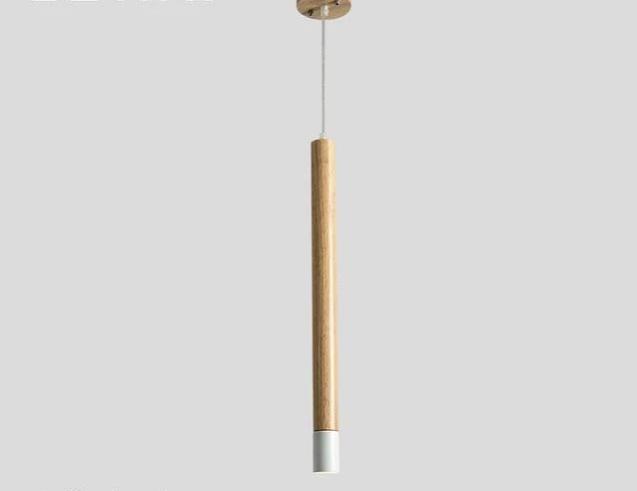 Lintel – Slim Nordic Wood & Iron Linear Pendant