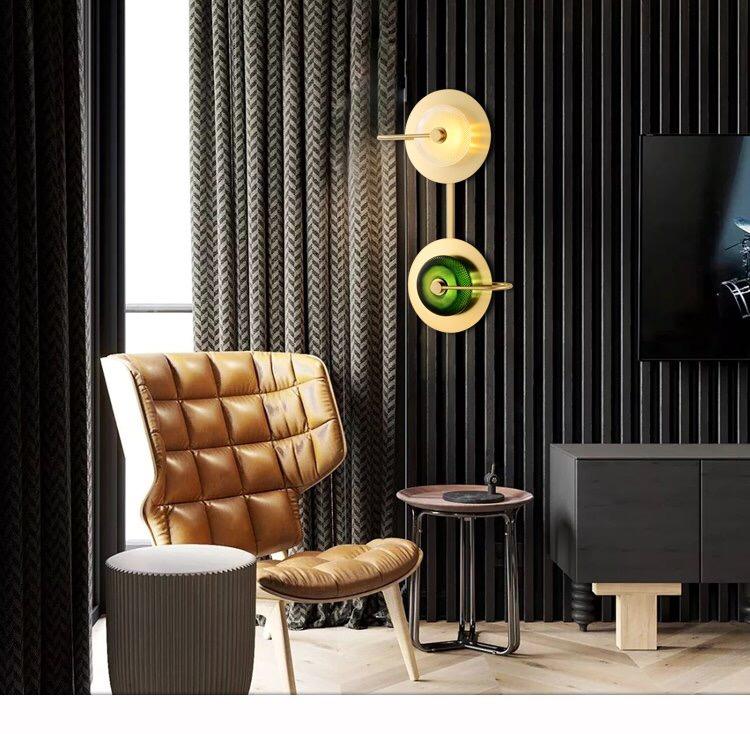 Halo – Circular Iron Art Deco Wall Light