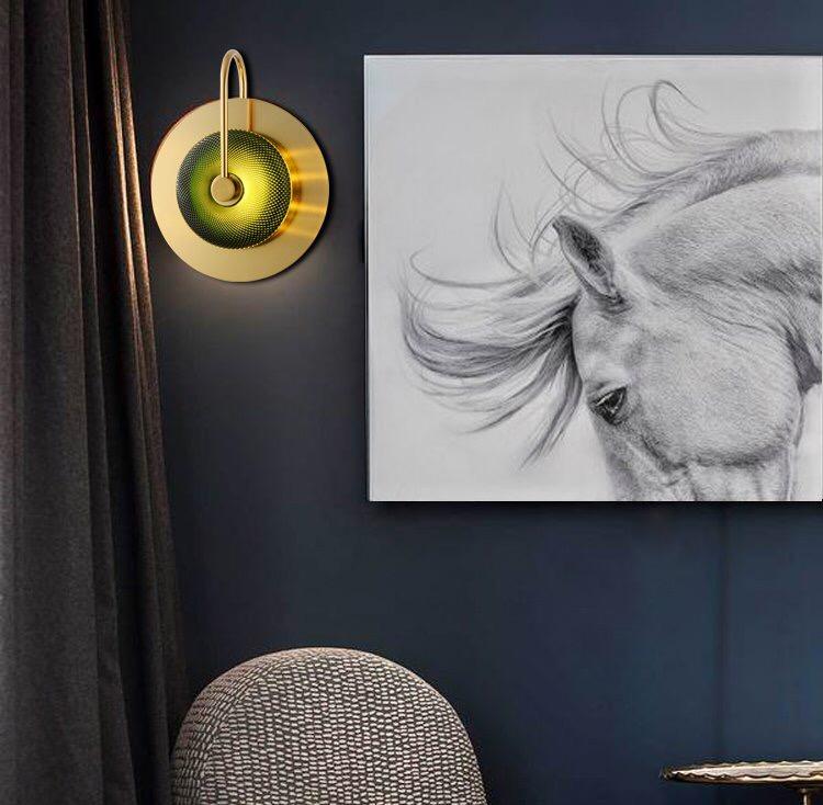Halo – Circular Iron Art Deco Wall Light