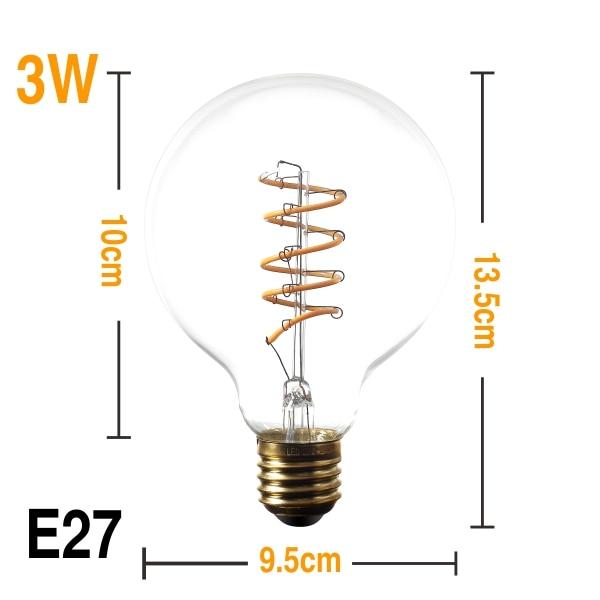 Amber – Vintage-Style E27 LED Filament Bulb