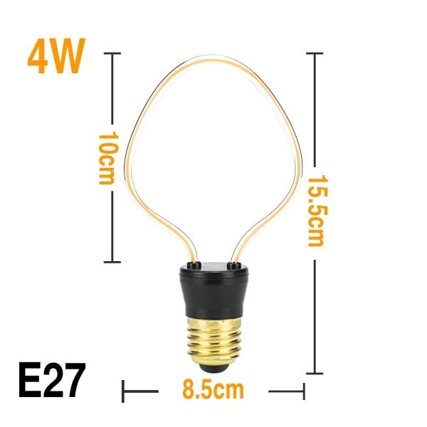 Amber – Vintage-Style E27 LED Filament Bulb