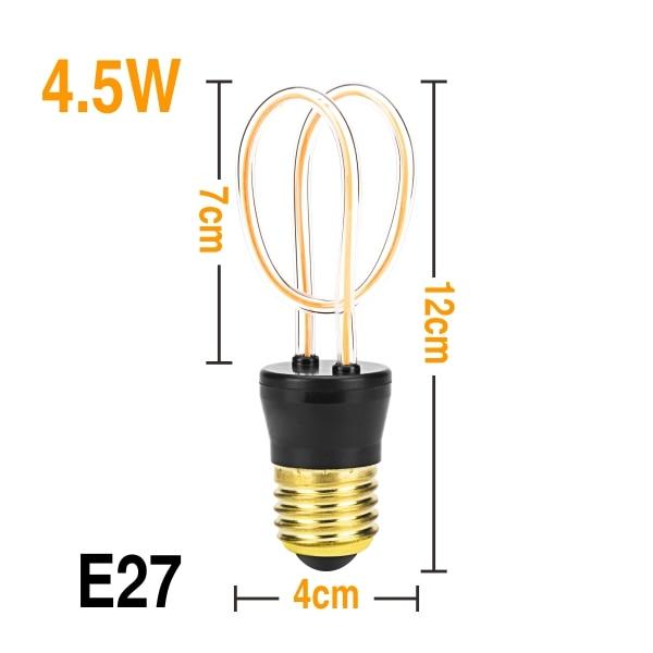 Amber – Vintage-Style E27 LED Filament Bulb