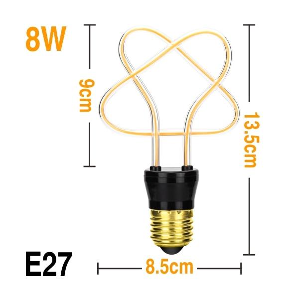 Amber – Vintage-Style E27 LED Filament Bulb