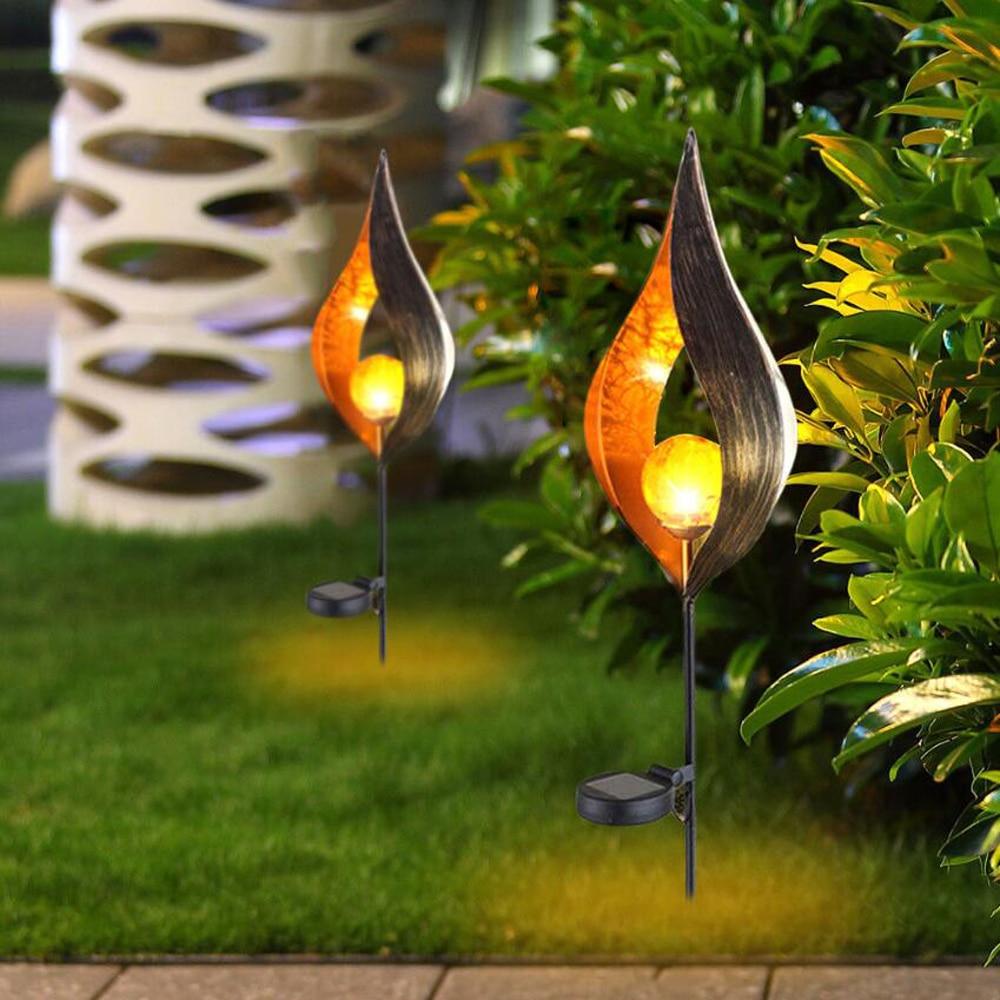 Fenja – Solar Flame-Effect Garden Stake Light