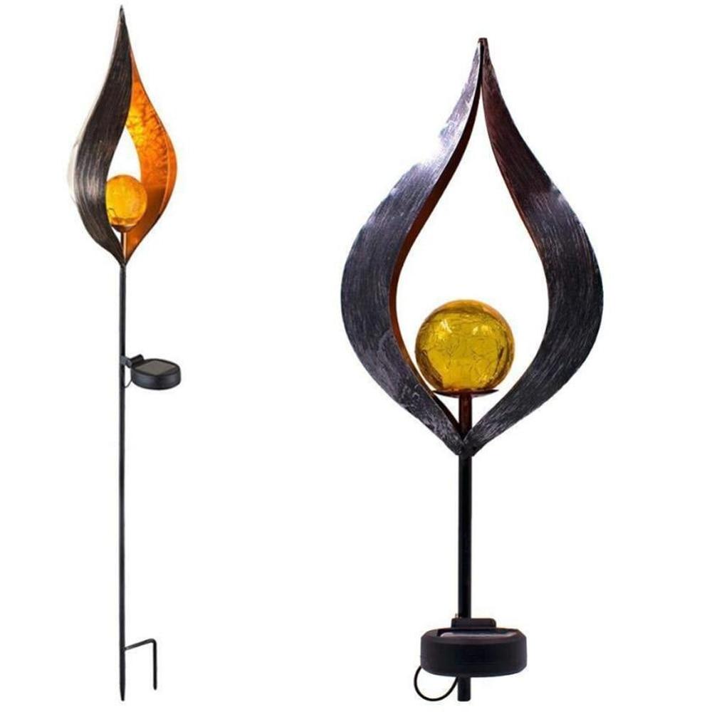 Fenja – Solar Flame-Effect Garden Stake Light