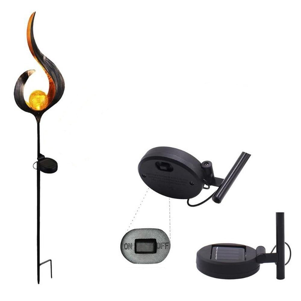 Fenja – Solar Flame-Effect Garden Stake Light