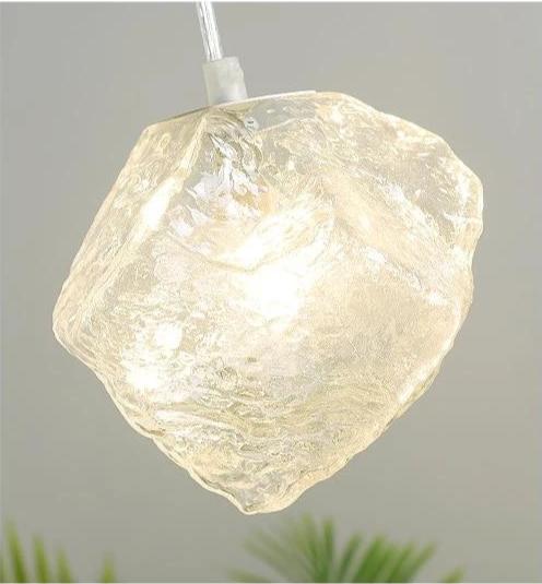 Keystone – Glass Stone & Iron Multi-Drop Pendant