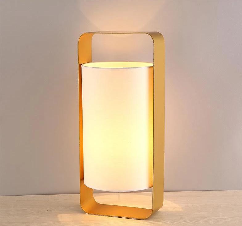 Alcove – Metal Frame Floating Fabric Lantern Lamp
