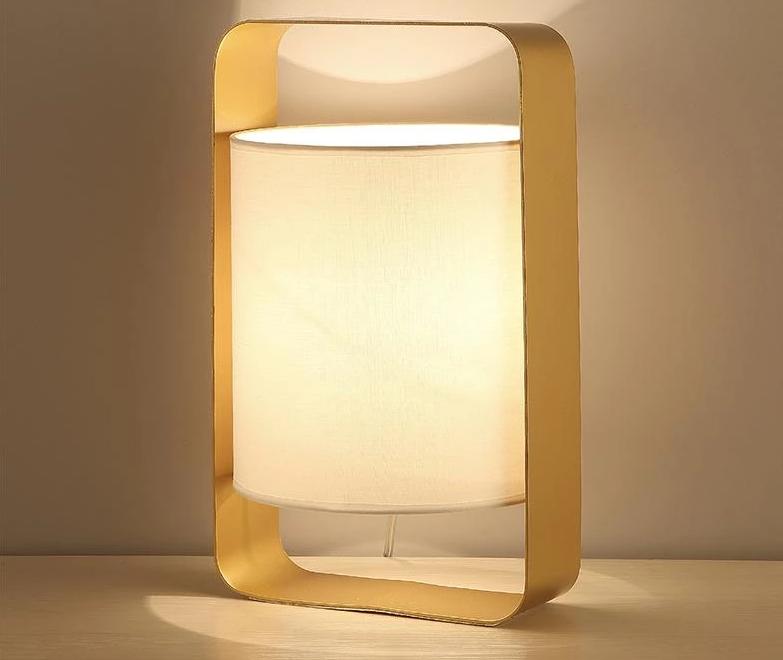 Alcove – Metal Frame Floating Fabric Lantern Lamp
