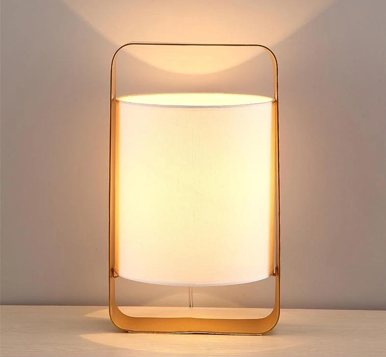 Alcove – Metal Frame Floating Fabric Lantern Lamp