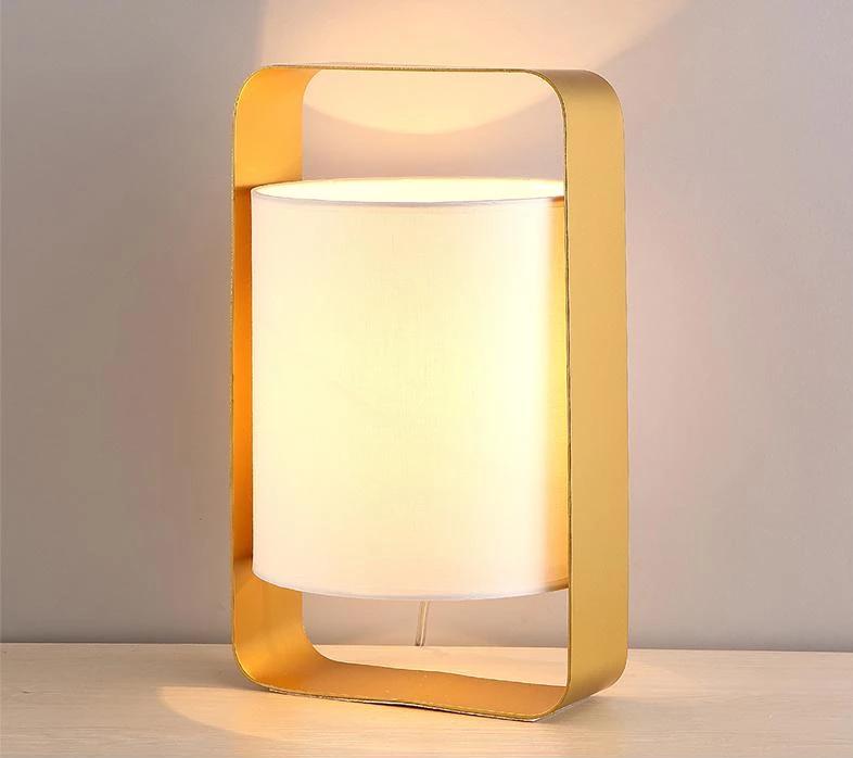 Alcove – Metal Frame Floating Fabric Lantern Lamp
