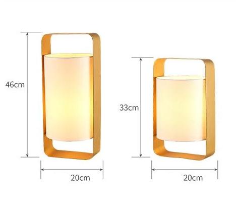 Alcove – Metal Frame Floating Fabric Lantern Lamp